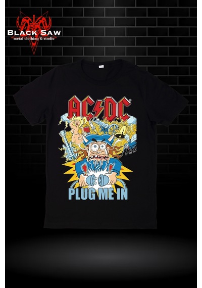 Noıssey Acdc Simpsons Temalı Rock Kodsiyahsaw Siyah