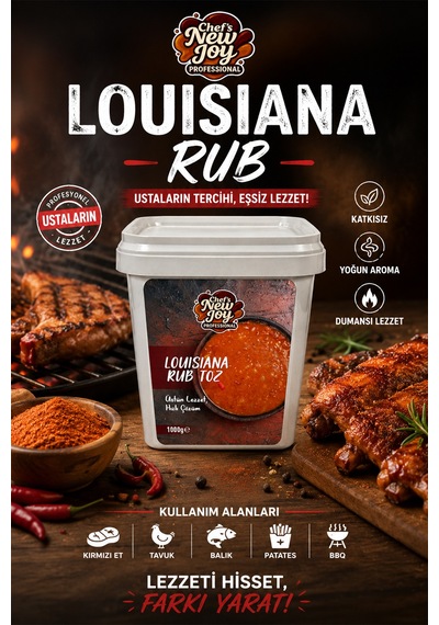 Louisiana Rub 1000g Baharat Karışımı Gurme Lezzet