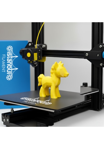 İstanbul Filament 3d Baskı Pla Filament Sarı Renk 1 Kg Ø 1,75mm 0,05 Mm Bambu Lab Uyumlu 1.75mm