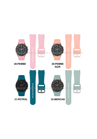Samsung Galaxy Uyumlu Watch 4 Kordon 40-42-44-46 Mm Pim Tasarımı