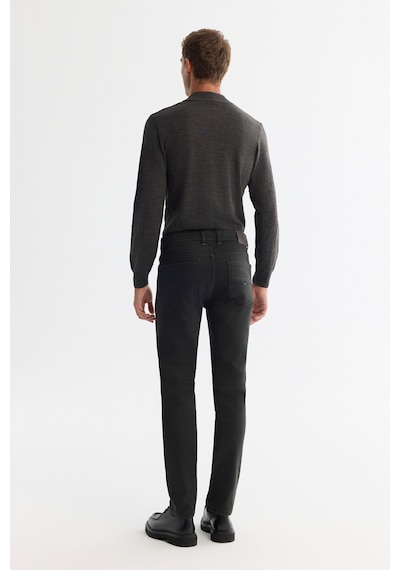 Avva Erkek Haki Klasik Bel Eskitme Yıkamalı Elastan Berlin Slim Fit Jean Pantolon A42y3533