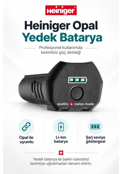 Heiniger Opal Modeli Kedi Köpek Tıraş Makinesi İçin Yedek Batarya