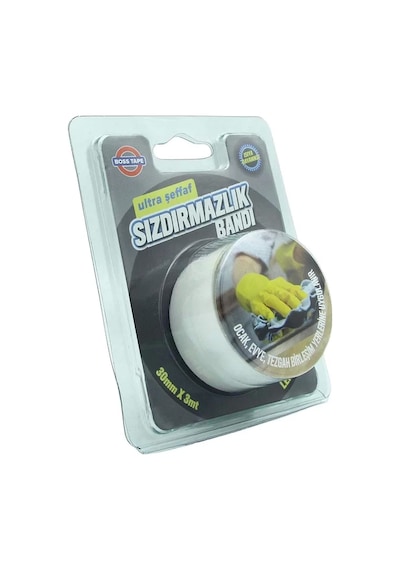Boss Tape 3852 Ultra Sızdırmazlık Bandı 30mmx3m Şeffaf