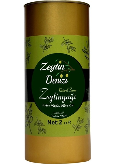 Zeytin Denizi Soğuk Sıkım Naturel Sızma Zeytinyağı 2 L