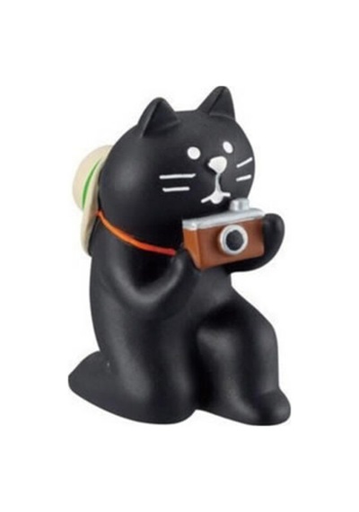 Fotoğrafçı Kara Kedi Mini Figür