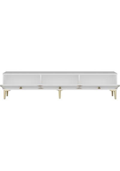 Tsa1897bg Alfa Tv Sehpası Beyaz-gold 180cm