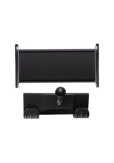 Tesla Model Y - Model 3 Ön Göğüse Takılan Tablet Tutucu Ve İkili Kanca - Siyah