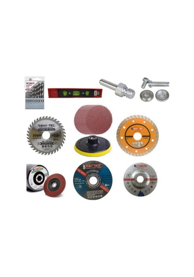 10'lu Taşlama Ve Kesme Disk Seti Seramik Ahşap Metal Zımpara