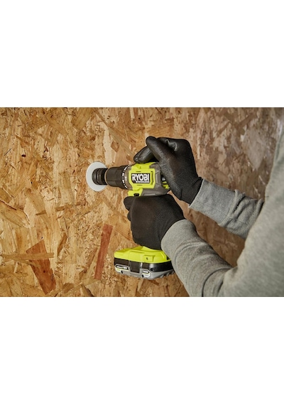 Ryobı - Fırçasız Darbeli Sürücü Karbonsuz 18v - 54 Nm - 450-1.700 Rpm - 7.200/27.200 Cp/dak - Metal Mandren 13 Mm -