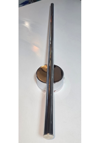 Dekoratif Led Aplik Krom Kaplama Renkli 75 Cm Aplik Gün Işığı