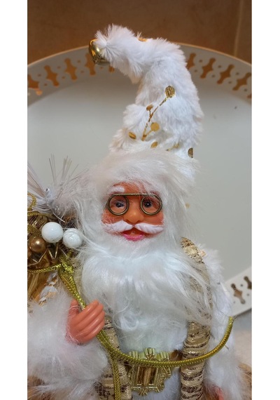 Noel Baba Beyaz 36 Cm