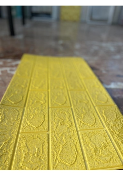 Renkli Duvarlar Kendinden Yapışkanlı 3D Duvar Kağıdı Paneli 70 x 38 Cm