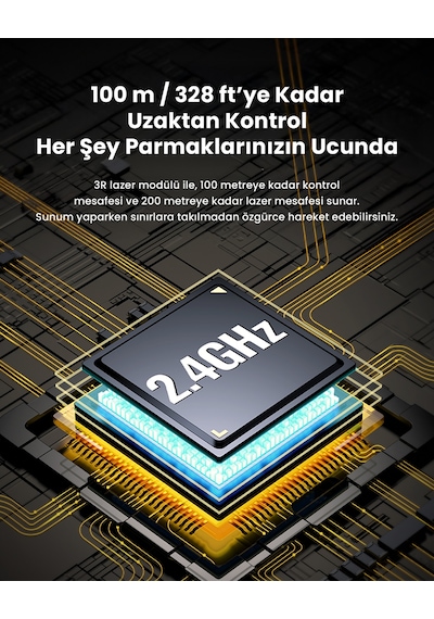 Ugreen Lazer Presenter Kablosuz Sunum Kumandası, 50654