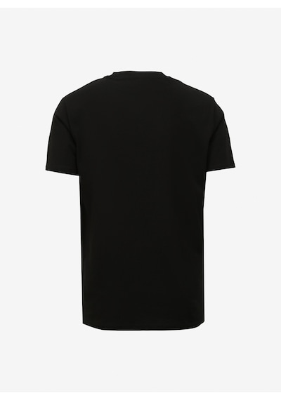 John Richmond Bisiklet Yaka Siyah Erkek T-shirt Uma23001ts