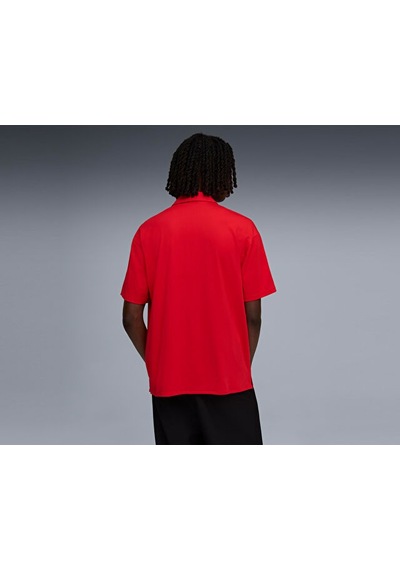 Puma Ferrarı Cloudspun Polo Erkek Günlük Polo Tişört 63424702 Kırmızı