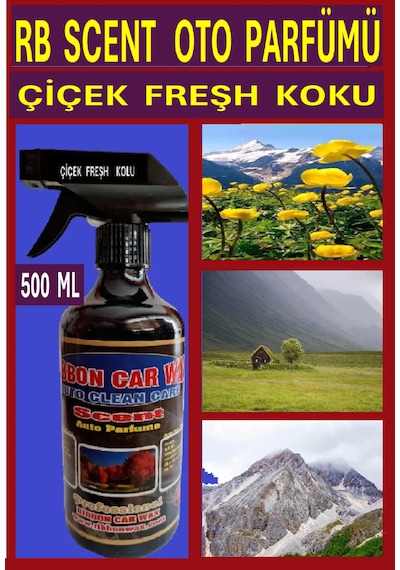 Rb Scent Çiçek Fresh Koku Oto Parfümü 500 Ml Bahar Çiçekleri