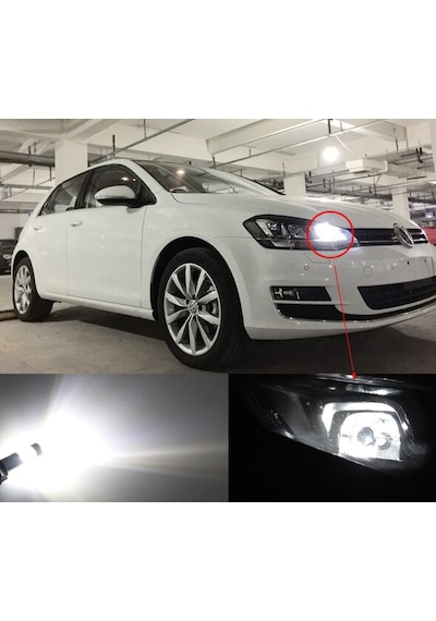 Femex Volkswagen Golf 7 Gündüz Farı Led Ampulu Beyaz Femex Pw24W