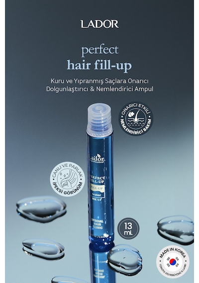 Lador Konsantre Saç Bakım Serumu Profesyonel Saç Bakımı Perfect Fill Up 13 ml