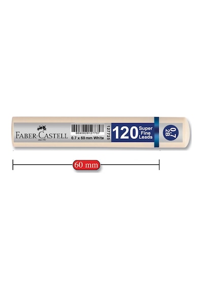 Faber Castell Grip Min 2B 60 MM Kalem Ucu 120'li 1 Adet Tüp
