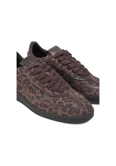 Fabrika Kahverengi Kadın Sneaker D-mascota-leopar Kahve