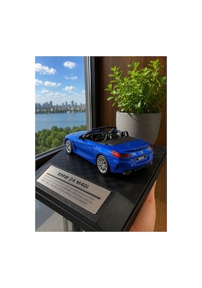 Bmw Z4 M40i Diecast Model Araba 1:26 Ölçek Kutulu Özel Standlı Bmw Z4 Diecast Araba 18660301