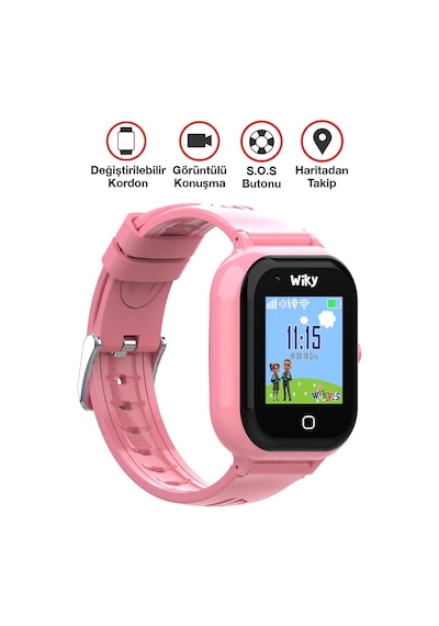 Watch 4s Pembe Görüntülü Konuşma Akıllı Çocuk Saati