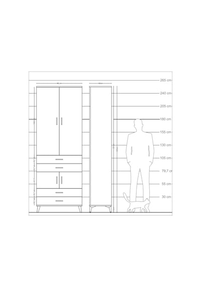 Arges Dolap 5 Raflı 4 Çekmeceli 4 Kapaklı 88x30x243 Antrasit-... Antrasit Arges Dolap 5 Raflı 4 Çekmeceli 4 Kapaklı 88x30x243 Antrasit-... Antrasit