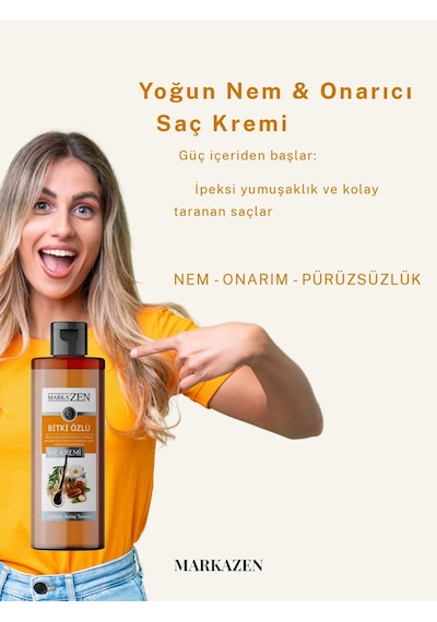 Markazen Bitki Özlü Saç Kremi 350 ML