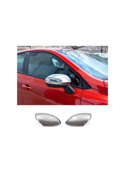Ebal Otomotiv Renault Megane 4 Krom Ayna Kapağı 2 Parça 2015 Üzeri Paslanmaz Ç.