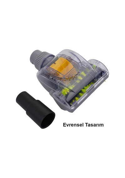 Valkyrie 32mm Ve 35mm Uyumlu Elektrikli Süpürge Kafası Turbo Başlık - Evrensel Giriş - Halı Yatak Koltuk Akar Evcil Hayvan Temizlik Aksesuarı
