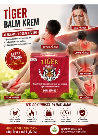 Enderma Magnezyum Mineralli Vücut Spreyi Yağı 100 Ml Ve Hediye Tiger Balm 20ml Krem