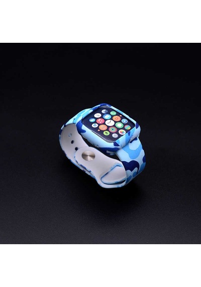 Watch 42mm Uyumlu 3 İn 1 Army Zore Kordon-yeşil