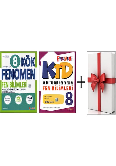 Fenomen 8. Sınıf Fen Bilimleri Kök+konu Tarama Denemeleri