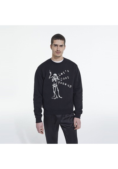 The Kooples Classic Erkek Siyah Sweatshirt