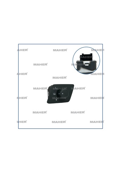 Düğme Ayna Ayar Polo 2002-09 Oem No:6q1959565d