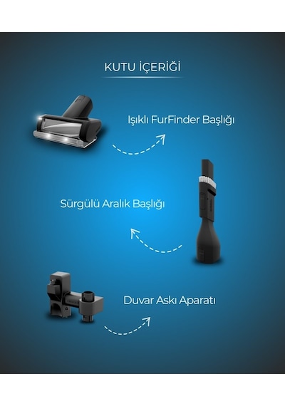 Bissell Furfinder Pro 4092N Kablosuz Dikey Süpürge
