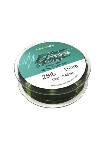 Powerex Pulse Yeşil 150m. 0,37mm. 8.49kg. Carbon Monofilament Misina