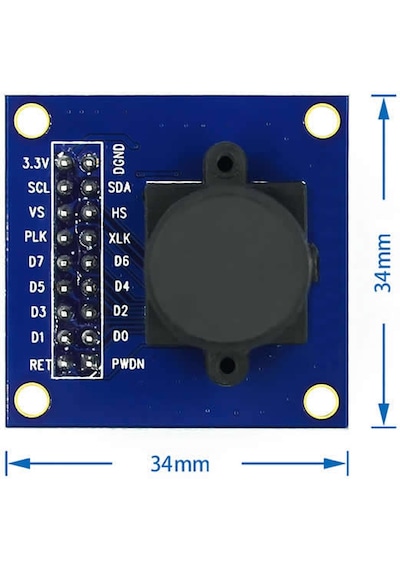 OV7670 Kamera Modülü CMOS Görüntü Sensörü 640x480 VGA CIF Otomati