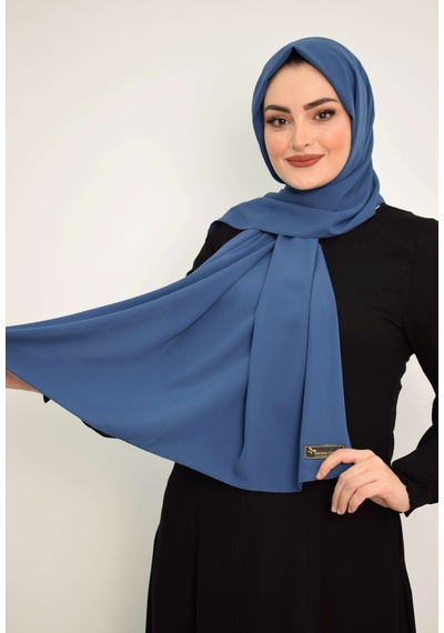 İbrahim Burak Etiler Collection Medine İpeği Şal Mc1115 İndigo indigo