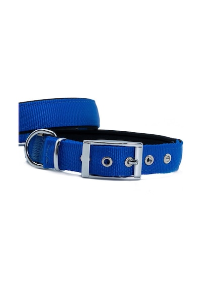 Doggie Elit Dokumadan El Yapımı Köpek Boyun Tasması Mavi 2.5 x 37 x 45 CM Mavi