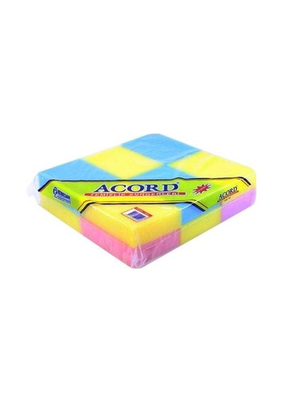 Acord Renkli Bulaşık - Sıvacı Süngeri 12 Li