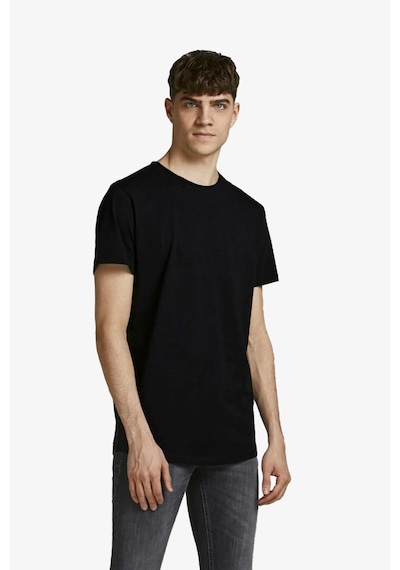Jack & Jones Jjebasher Tee O-Neck Ss Noos Erkek Siyah Tişört Siyah