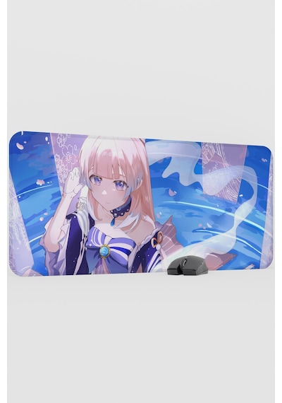 Kokomi Genshin Impact Anime Gacha V3 - 90x40 Xxl Gaming Mouse Pad Fare Altlığı