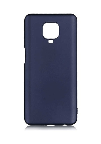 Noktaks - Redmi Note 9s Uyumlu - Kılıf Mat Soft Esnek Premier Silikon Kapak - T13233 - Lacivert Lacivert
