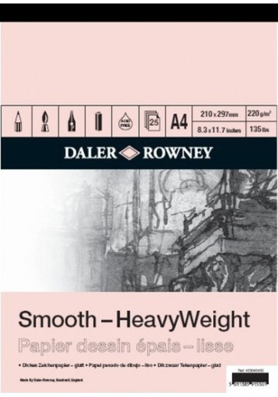 Daler Rowney Smooth Heavyweight 220G 25 Yaprak A4