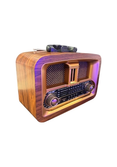 Mcg Taşınabilir Klasik Am/fm/sw Retro Ev Radyo Usb İle Şarj Olabilen Retro Radyo