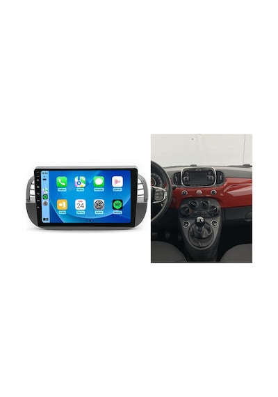 Fiat 500c 2011-2015 4gb Ram 64gb Hafıza 8 Çekirdek Carplay Kamera Android Multimedya 9"