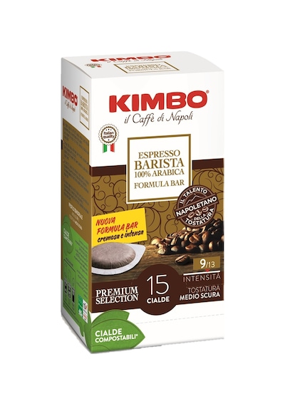 Kımbo Cialde Espresso Barista 100% Arabica Yassı Pod Uyumlu Kapsül Kahve 15'li