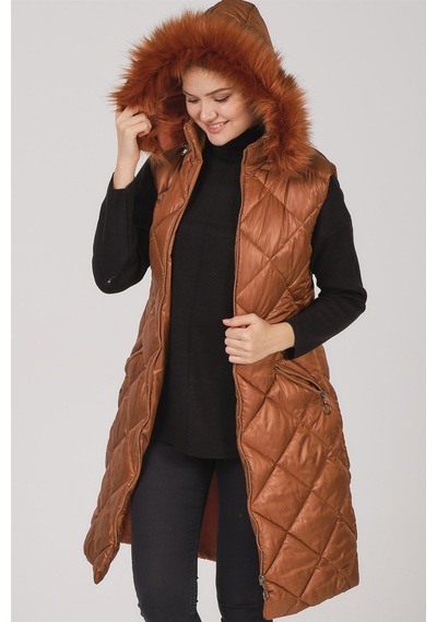Z6717 Dewberry Bayan Yelek-taba Taba