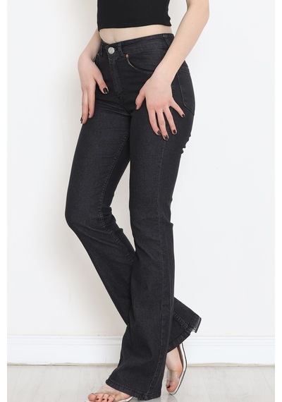 Mokashopin - İspanyol Paça Kot Pantolon Koyufüme - 17274.1431. 001